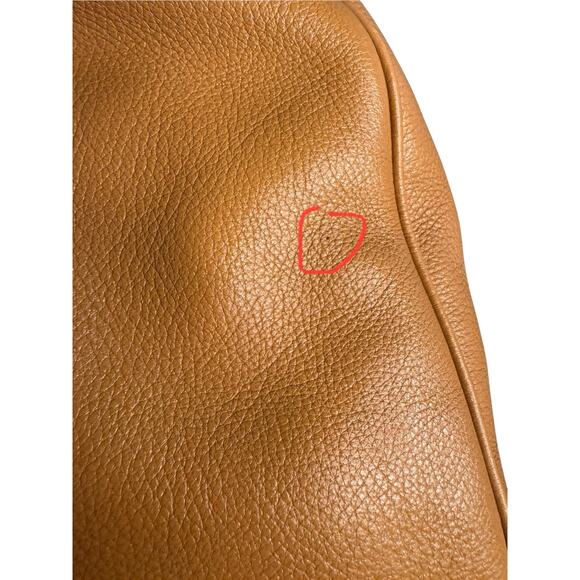 Salvatore Ferragamo Isabel Medium Leather Boston Bag in Tan - Picture 12 of 16